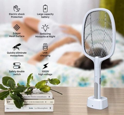 ⚡ Electric Mosquito Killer Racket — Machhar Ka Khatma!
