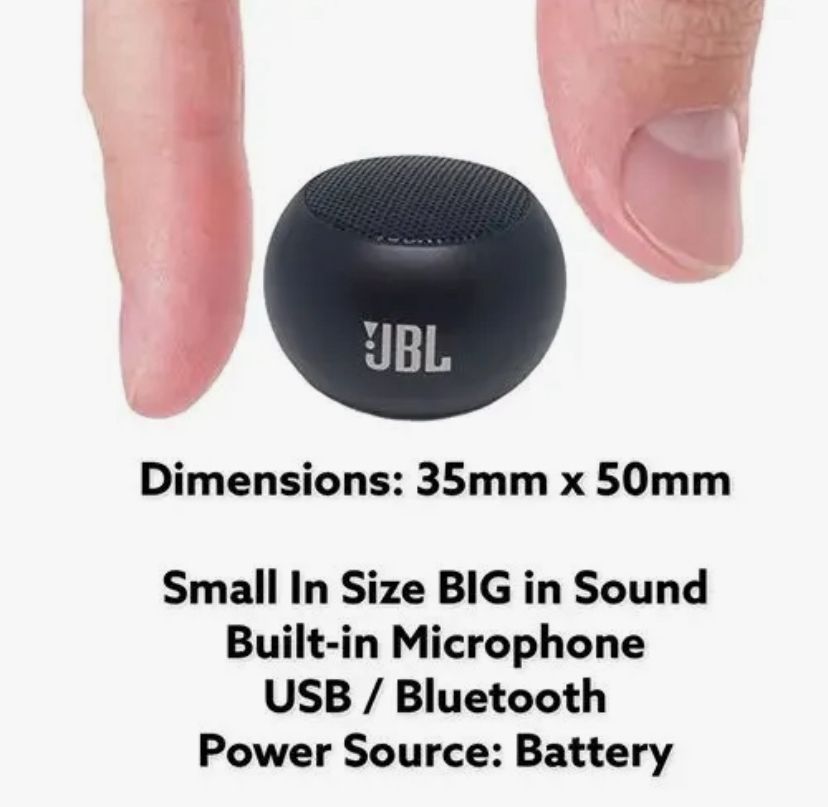 JB! M3-T Mini Wireless Speaker – Hi-Fi Audio & 24H Battery