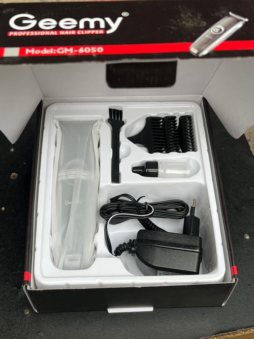 Geemy GM-6050 Professional Hair Clipper – High Performance T-Blade | Free Delivery