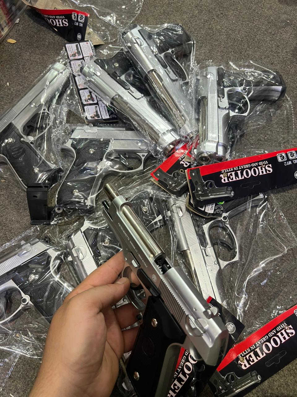 Toy Gun – Pietro Beretta M92 Realistic Replica Pistol | Free Delivery