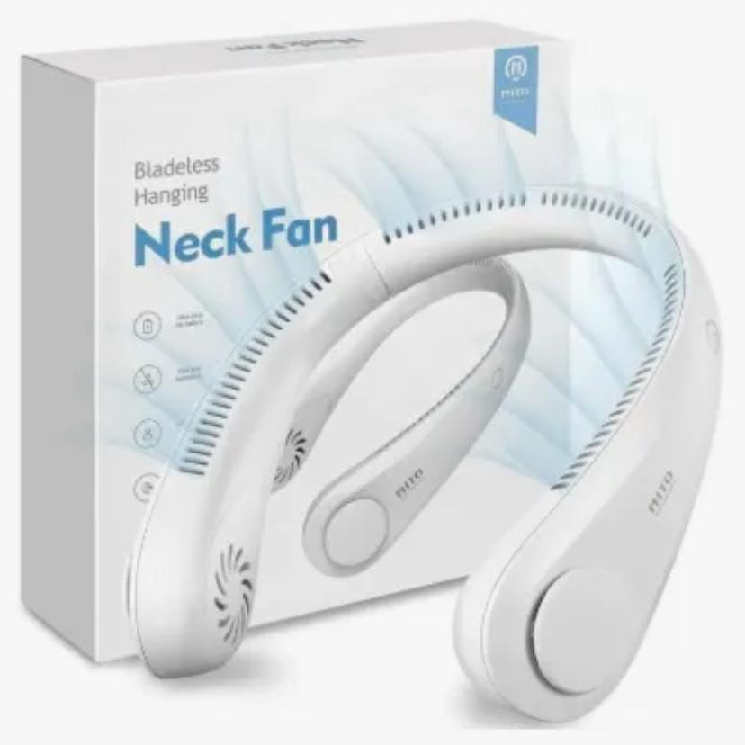 Bladeless Neck Fan – Hands-Free Portable Cooler